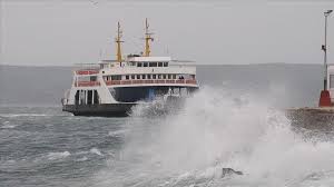 Marmara da feribot seferleri iptal